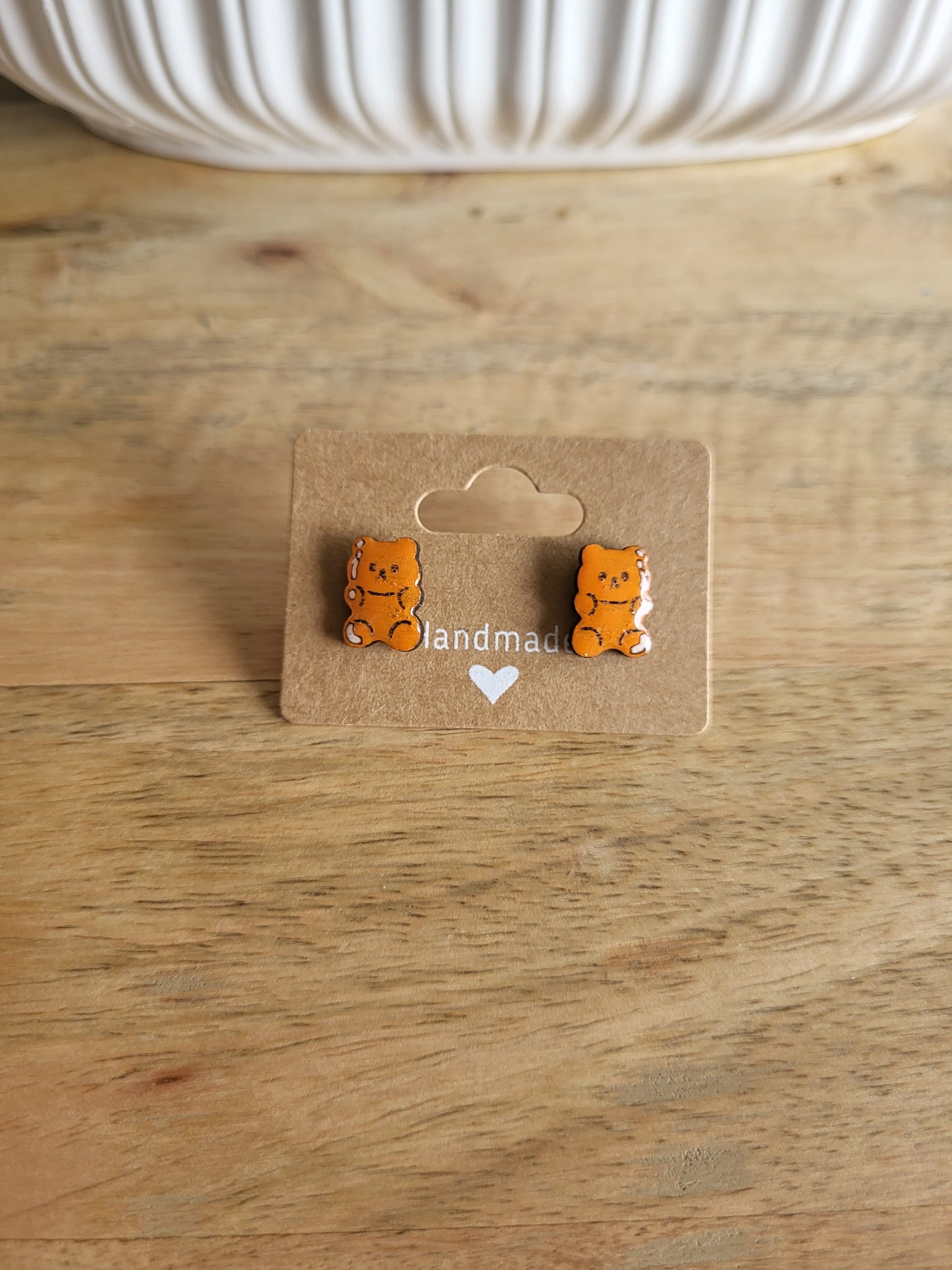 Small orange gummy bear