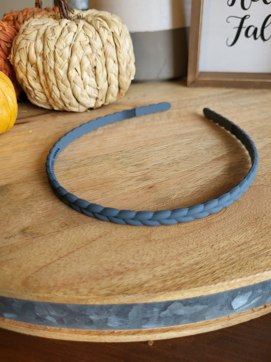 Slate blue headband