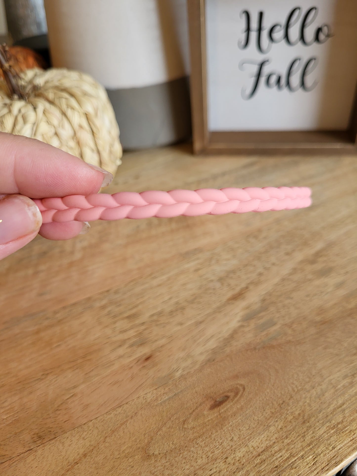 Pink headband