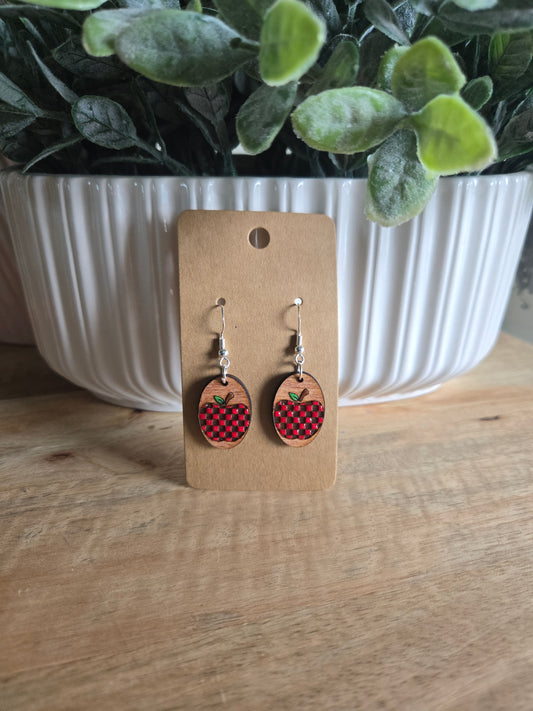 Checker apples-stained